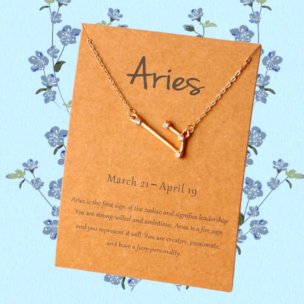 Aries Zodiac Necklace